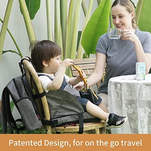 Раница-бустер за детски пътуване 2 в 1, Водоустойчив Възглавница за столче за хранене за хранене за маса за хранене