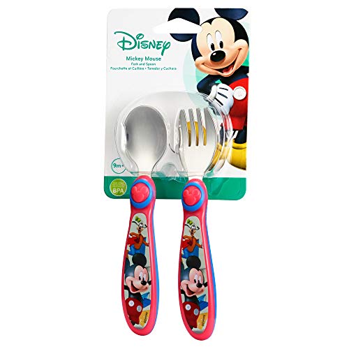 Прибори за хранене от Неръждаема стомана The First Years Disney Baby Mickey Mouse за деца