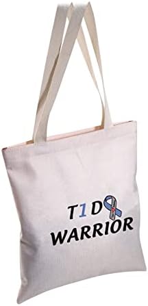 MBMSO Чанта за диабетна консумативи T1D WARRIOR Диабетна чанта Лента за информиране за Диабет Козметична Чанта