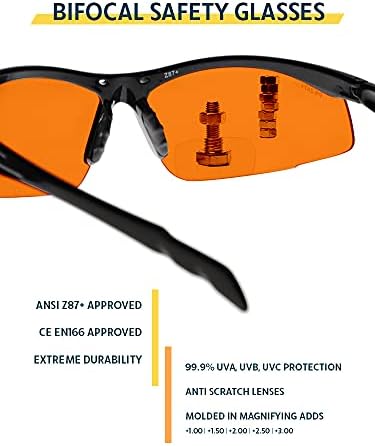 Бифокални очила SB-9000 с Оранжеви лещи