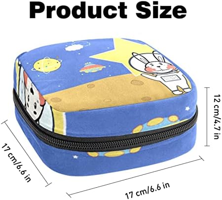 ORYUEKAN Чанта За съхранение на Хигиенни Кърпички, Преносими Многократна употреба Менструални Тампони джоб, Чанта