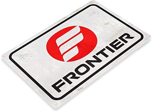 ЛИДИЦЕ ЗНАК Frontier Airlines Знак Ретро Търговската Авиация Метален Знак Декор C628
