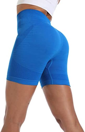 ЗАШЕМЕТЯВАЩ Дамски Спортни Спортни къси Панталони за Жени Active Gym Безшевни Криза Засилва Лифтинг на задните части С