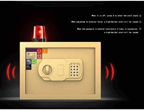 Големият електронен цифров сейф, златар домашна сигурност -имитация на заключване на сейфа (Цвят: E)