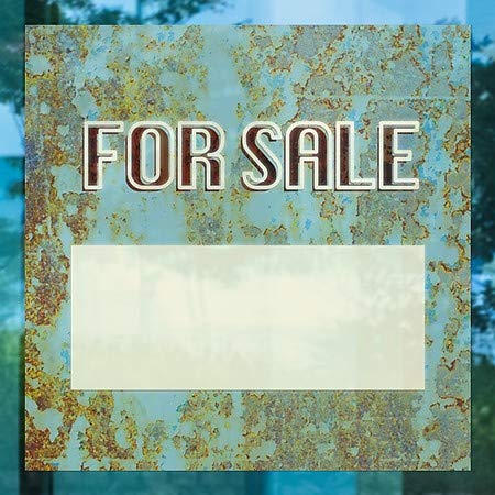 CGSignLab | продава-Прозорец хастар Призрачен состаренный синьо | 12 x12