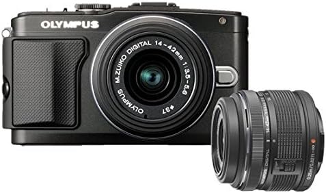 Цифров фотоапарат Olympus E-PL5 от сменяеми обективи с обектив 14-42 мм (черен) - Международна версия (Без