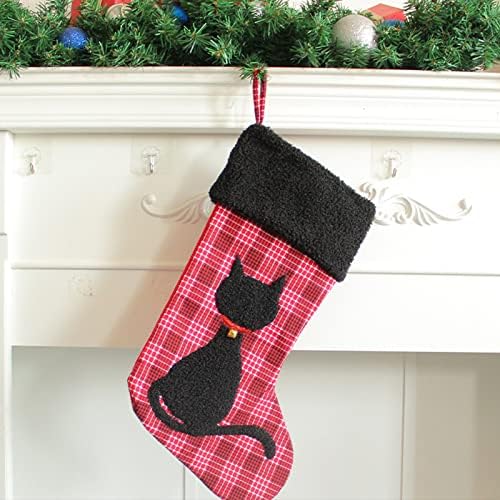 Чорапи с шоколадови бонбони NSQFKALL, Персонални Чорапи за Камината, Коледни Украси за Дома и партита, Аксесоари