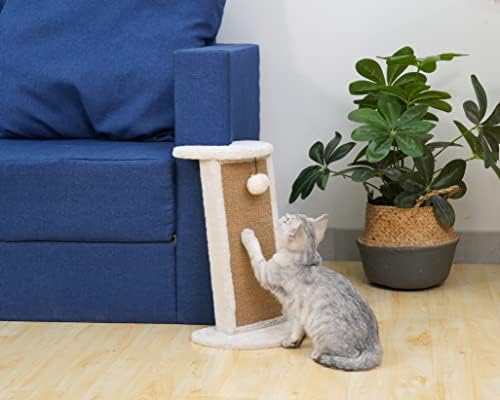 Калъф за ъглов диван Catry Котка с вградена котешки царапиной от сизал, когтеточка - Защитете мебели и пълно