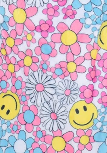 Флисовое Одеяло iscream от Мека Шелковистого Плюшени 56 x 60 с Ярък Принтом - Daisy Smiles