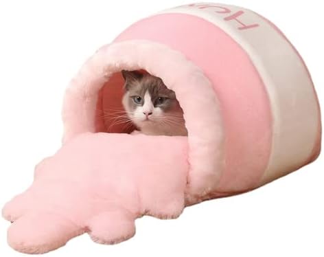 SSDHUA Котешки гнездо под формата На котешки разтегателни дивана Сладък и удобен Котешки къщичка за домашни любимци