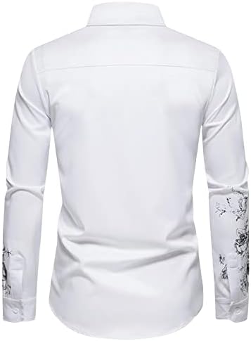 ayaso Ризи с дълъг ръкав за мъже, Лека Туника с шал Яка подпора на Копчета, Блуза-Туника, Памучен Риза Свободно