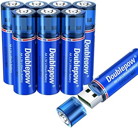 Двухзарядные батерии тип АА Литиеви батерии тип AA Литиева акумулаторна батерия тип АА от 1,5 и с USB конектор, с капацитет