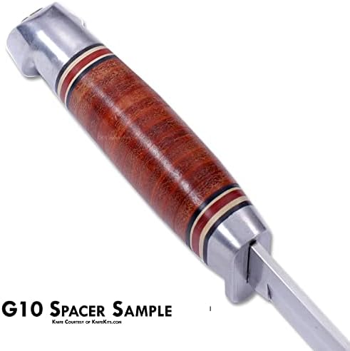 EZSMITH G10 - Материал за облицовка на дръжката на ножа - (3 x 12 x 0,060 инча) - студен сив