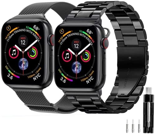 Каишка за Apple Watch iwatch Ultra Series 8/7/6/5/4/3/2/1 /SE/SE2, 38/40/41/42/44/45/49 мм, едно парче каишка от неръждаема