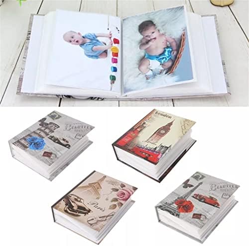 XBWEI 100 Джобове за снимки, Фото албум с вложки за снимки Калъф-за награда Kid Memory (Цвят: C размер: 16,5