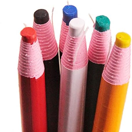 GCAMX 6 бр. Бледа молив за шиене, Инструменти за проследяване на шевни принадлежности за етикетиране, Стираемая дръжка