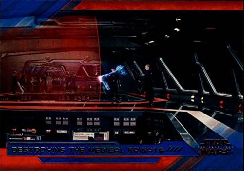 2018 Topps Star Wars The Last Джедаите Series 2 Сини 52 Унищожава Търговия на картата медицински комплекс