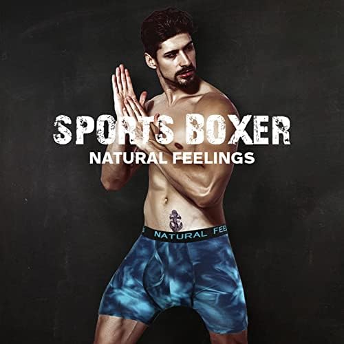 Естествените усещания и Мъжко Бельо Coolzone Гащи-Боксерки за Мъже Pack Stretch Performance Быстросохнущее Спортно