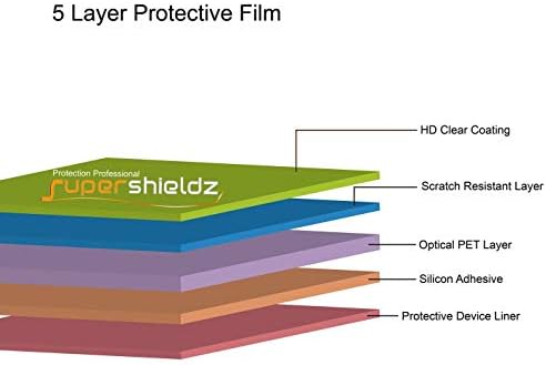 (6 опаковки) Защитно фолио Supershieldz, предназначена за LG Tribute Monarch Screen Protector за High Definition Clear Shield