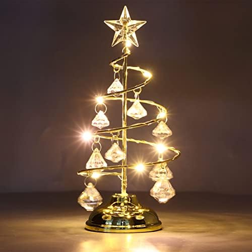 Украса за Коледната елха BELOF, Декоративна Лампа за Коледната елха Красива линия е Лесна за използване Галванизирана рамка