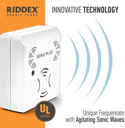 Ултразвукова мол вредители Riddex Sonic Plus, plug до розеткам за използване на закрито - Средство за защита от насекоми -