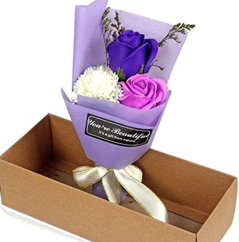 iOPQO Подарък Кутия С аромат на Сапун За Вана на Тялото Венчелистче Цвете Сватбена Украса Роза Начало Декор
