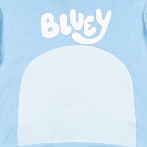Bluey Chilli Майка на Бандит Татко Бинго едни и Същи Семейни Флисовые Пуловери за Cosplay, с Качулка за деца