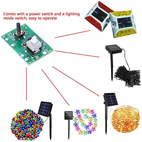 Модул контролер слънчева светлина, на Печатна платка контролер на Слънчева светлина 2 елемента от 8 Видове осветление режими
