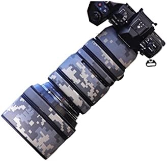 Калъф за обектив COMEOXO от Камуфлажна Еластична тъкан, Дъждобран за фотоапарат OLYMPUS 40-150 F2.8 PRO, защитен ръкав
