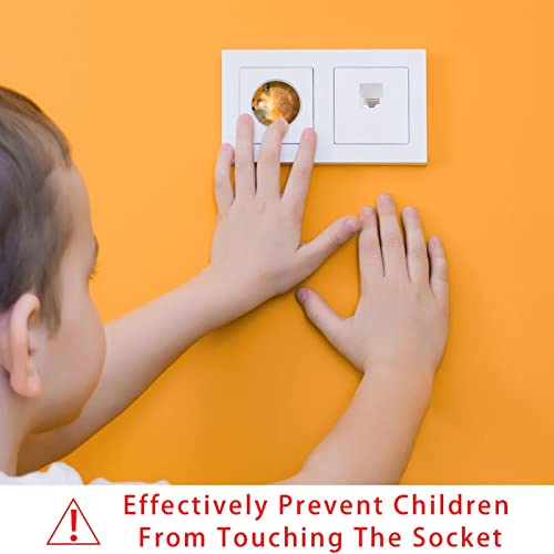 24 Опаковки на Защитени от деца Електрически Защитни Капачки За защита от деца Капачки За контакти С Изображение на