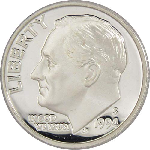1994 S Roosevelt Dime Choice Proof 90% От Сребърни Монети на САЩ 10в са подбрани