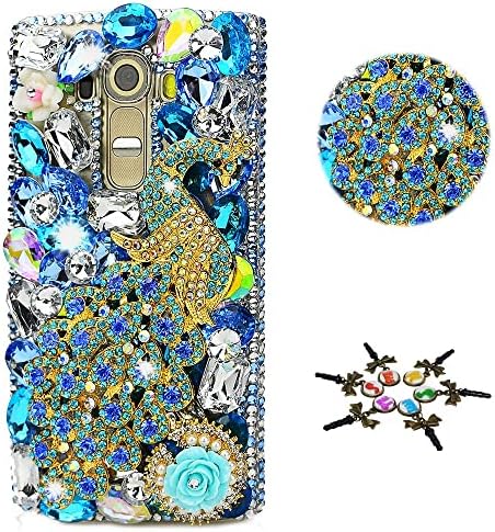 Калъф за телефон STENES Bling, съвместим с калъф LG K52 - Стилен - 3D Ръчно изработени [Series на Sparkle] Красиви