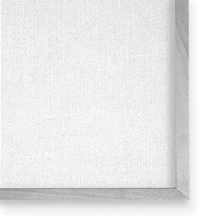 Stupell Industries Черно-бял Лондон виждам Франция Текстурирани типография Стенно изкуство в сивата рамка, 16 x 20,
