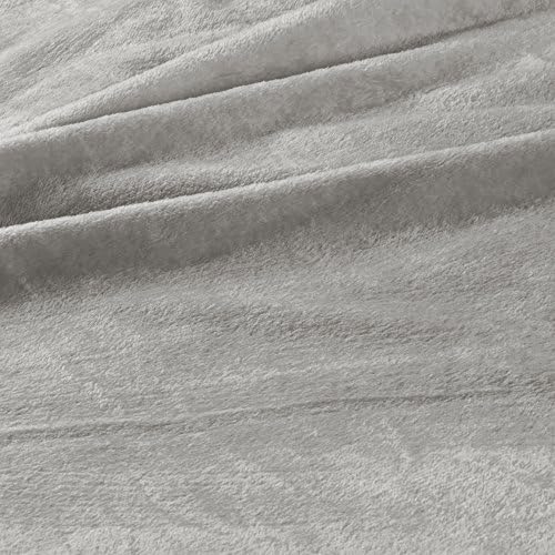 Удобни пространство Glimmersoft Plush to Sherpa Джоб С качулка Angel Wrap Ултра Меко Носимое Пончо-одеяло, 58 x 72, Сив