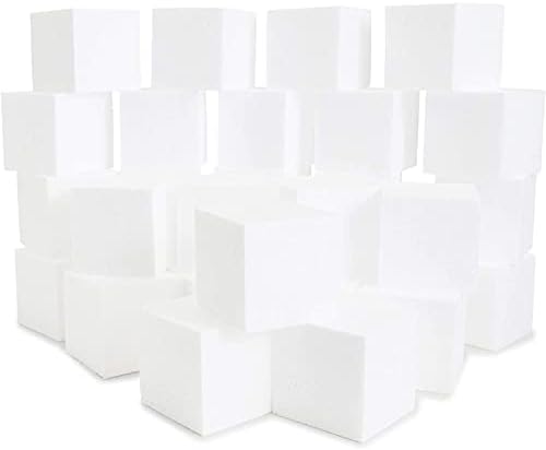 Изделия от пяна дъски кубчета, Кубчета за модели, Изкуство, дизайн със собствените си ръце (3 инча, 30 опаковки)