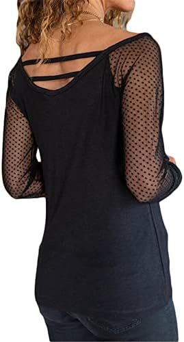 Памучни блузи за жени на копчета 2022, женски секси топ, лейси тениска с дълъг ръкав и принтом любов, модни