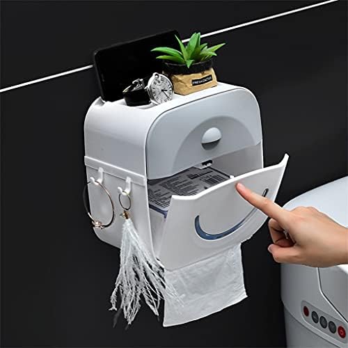 LLLY Притежателя на ролка тоалетна хартия, Водоустойчив Титуляр за хартиени Кърпи за ръце Стенен Държач за ролка