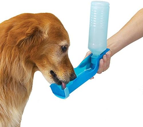 Преносима бутилка за вода за кучета, пътуване, туризъм, 17 грама, ръчно напитка - изберете цвят (обикновен ръчен напитка