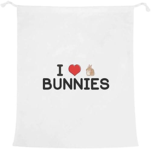 Чанта за дрехи /измиване /за Съхранение на Azeeda 'I Love Bunnies' (LB00022234)