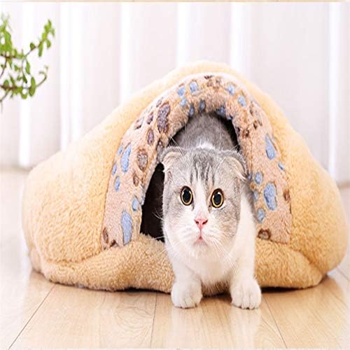 N / C Спален подложка за домашни животни cat Sleeping Bag е безопасна и удобна. Вълна от памучен плат влага. Устойчивостта
