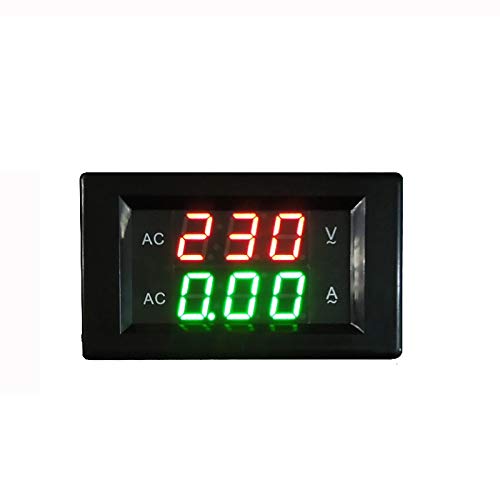 Цифров Мултицет Напрежението Ток LCD Волтметър Амперметър, AC130-500V 50A Напрежение Двоен Панел на Дисплея Измерване
