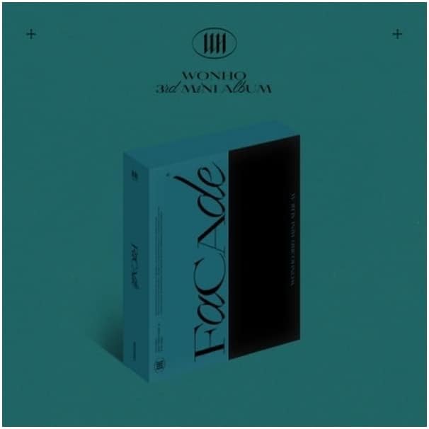 DREAMUS Monsta X Wonho ФАСАДА 3-та версия на комплект за мини-албум на Air-Kit + 1 карта с името и песен-лист ea + 1 Пощенска