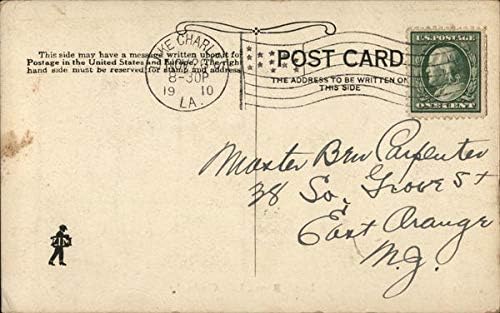 Убежище на Влюбените Лейк Чарлз, Луизиана, Лос Анджелис Оригиналната Антични Картичка 1910 г.