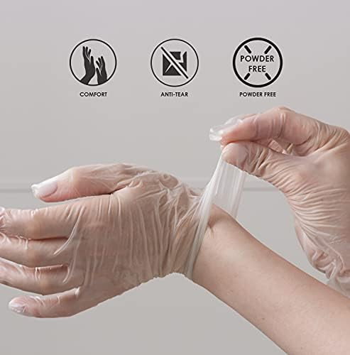 Калъф за винилови ръкавици AroPaw, трайни, без латекс, без прах, 4 мил., 10 кутии | 1000 ръкавици