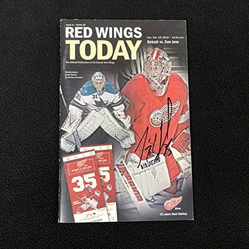 Джими Хауърд подписа договор с Детройт Ред Уингс На Днешната печеливша програма за 2012 г. - Списания НХЛ с автограф