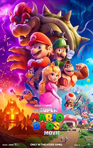 XIHOO The Super Mario Bros . Плакат на филма - 2023, 16x24, Без рамка