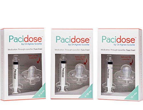 Опаковка за течни Лекарства-пустышек Pacidose с Орален Спринцовка | За Новородено | 0-6 месеца