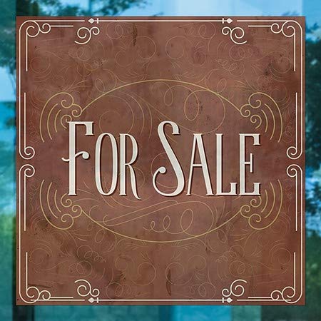 CGSignLab | продава се Викторианската картичка Window Cling | 5x5