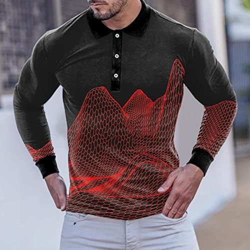 ZDDO Мъжки Графични Риза с къси ръкави, Уличното Изкуство 3D Реколта Ежедневни Риза с Копчета С Мускулите на Шията,
