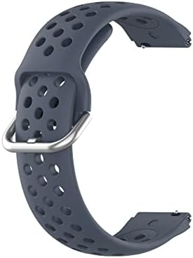 Взаимозаменяеми каишка за часовник EEOM за Huawei Honor Magic Watch SE GT 2 Huami GTR GTS 2, силиконов каучук с устойчивост